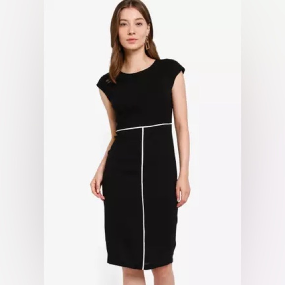 Black Midi Dress- XS Women’s- NWT - Picture 1 of 3